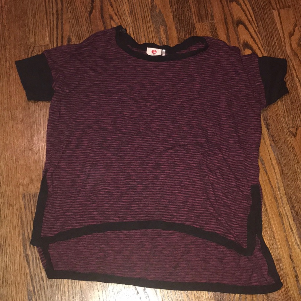 Short sleeved thin crop top sweater